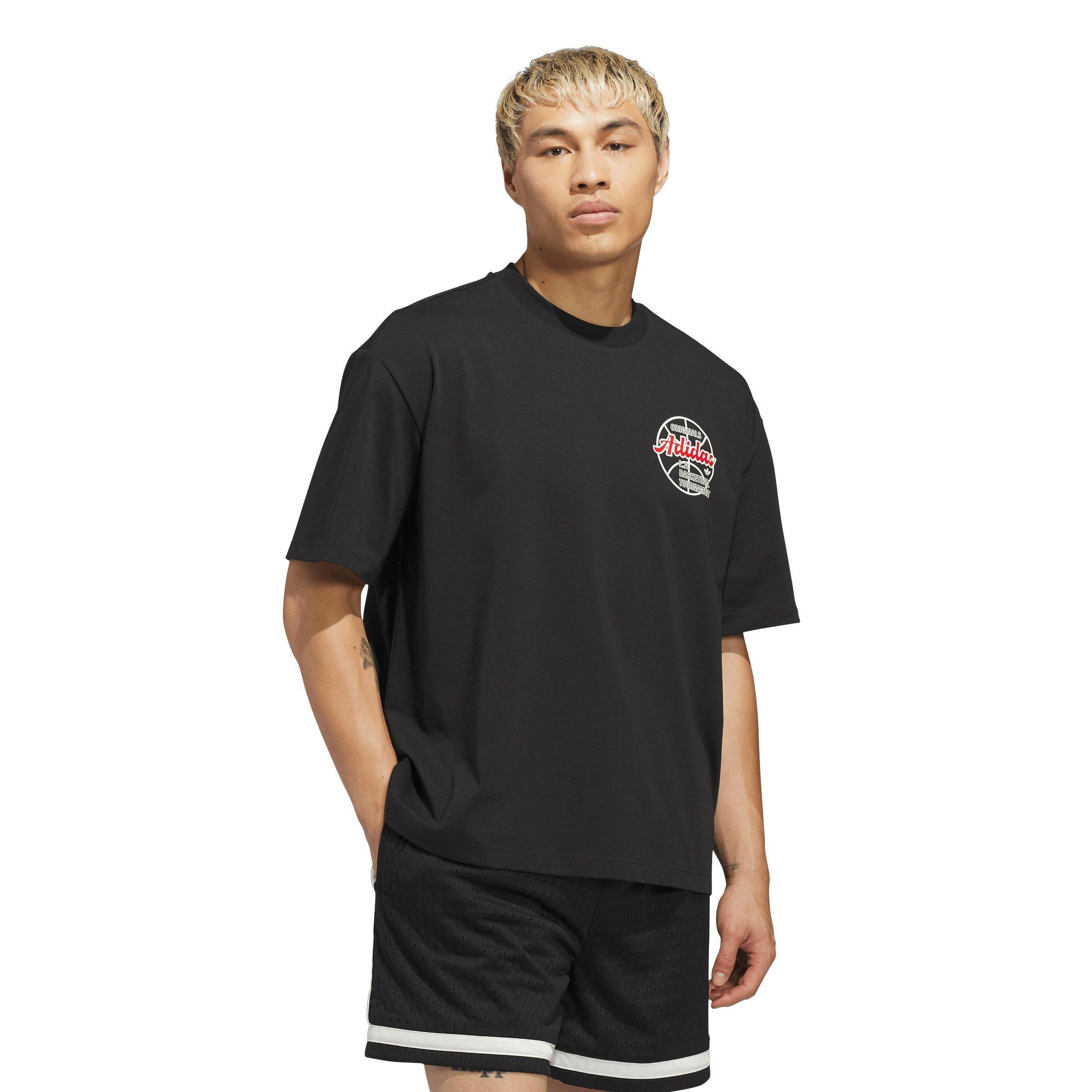 adidas Originals Mens Basketball Tournament TShirt  Black